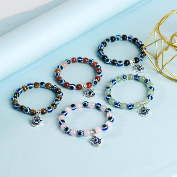 NO.9  Evil Eye Bead Bracelet - Image 2